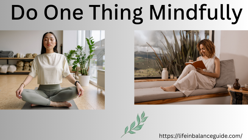 person practicing mindfulness for daily habits.
